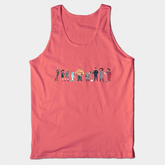 And then there were 9 Tank Top by Oz9